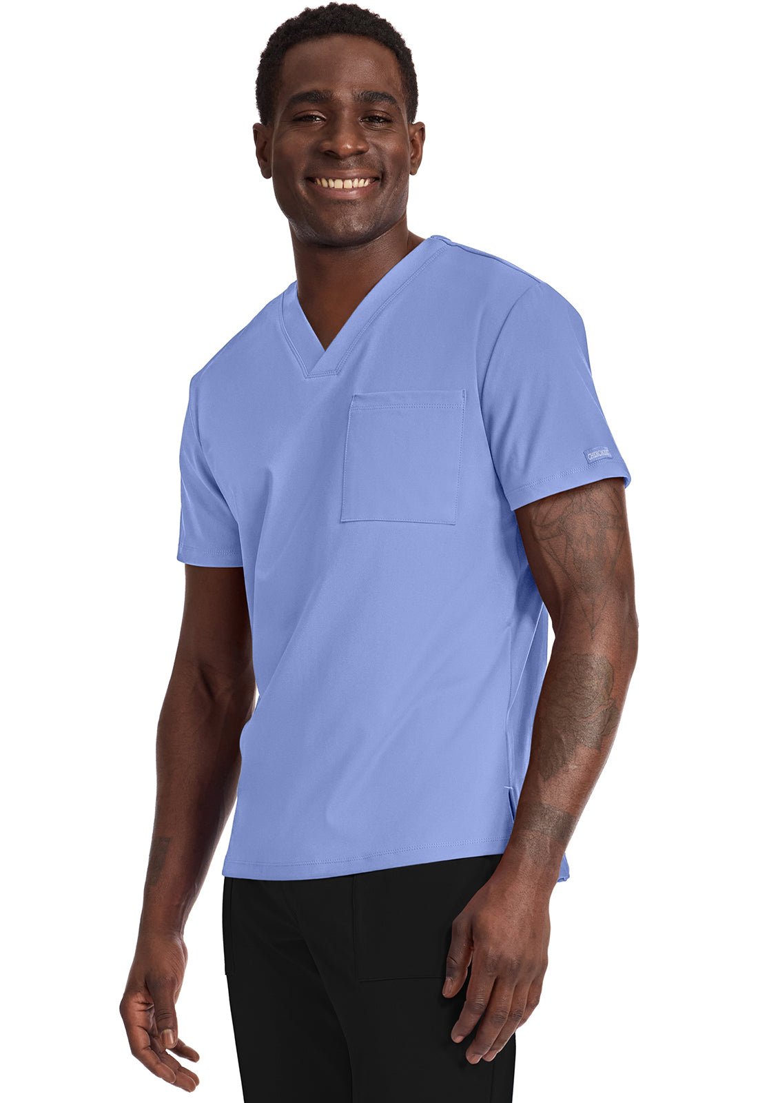 Cherokee Achieve Scrubs Men's Tuck In V Neck Top CK834 - Scrubs Select