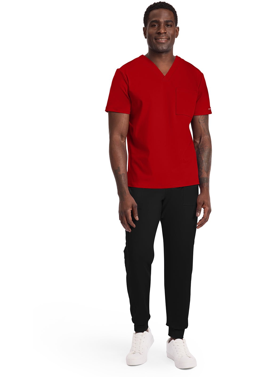 Cherokee Achieve Scrubs Men's Tuck In V Neck Top CK834 - Scrubs Select