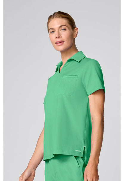 Cherokee Achieve Scrubs Relaxed Polo Top CK879 - Scrubs Select