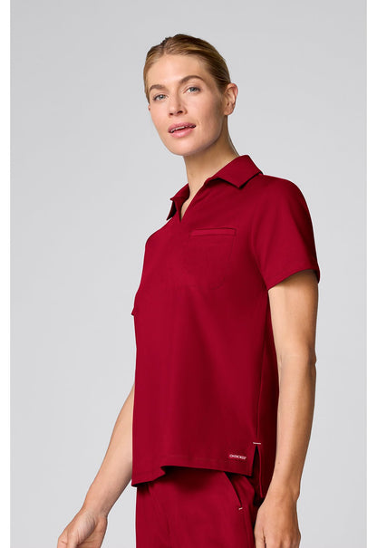 Cherokee Achieve Scrubs Relaxed Polo Top CK879 - Scrubs Select