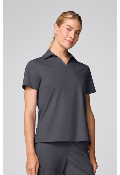 Cherokee Achieve Scrubs Relaxed Polo Top CK879 - Scrubs Select