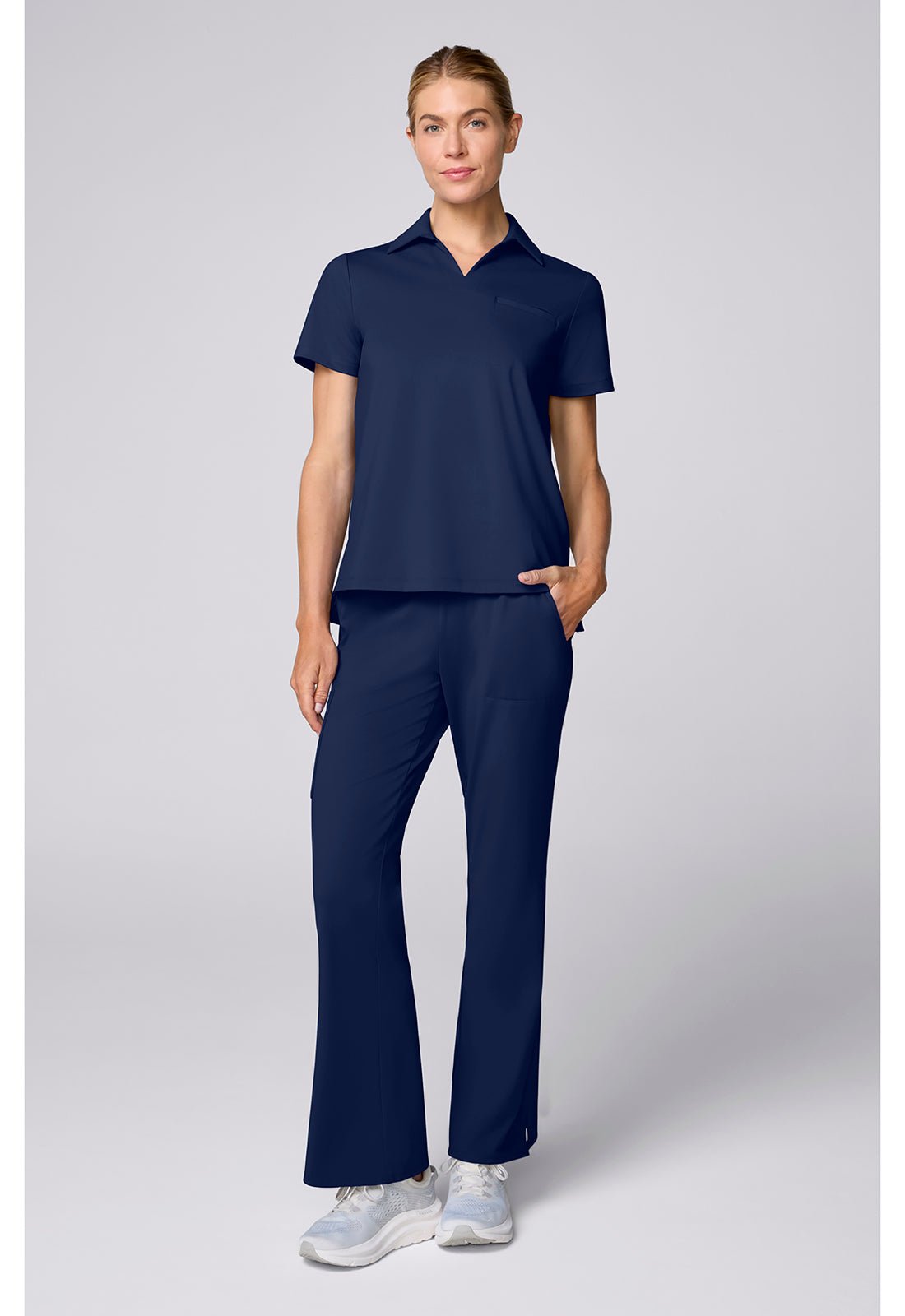 Cherokee Achieve Scrubs Relaxed Polo Top CK879 - Scrubs Select