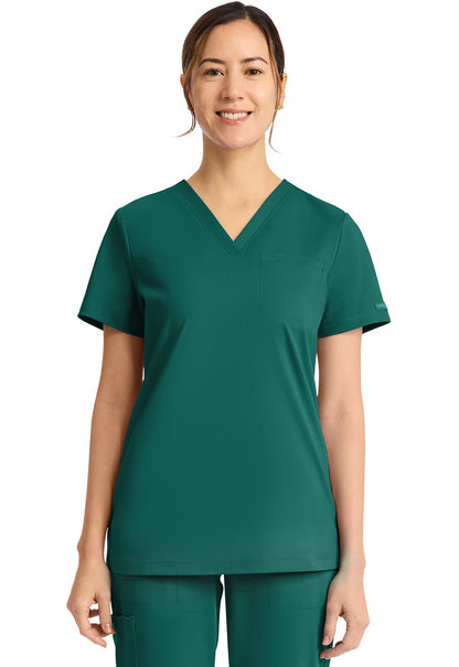 Cherokee Achieve Scrubs Tuck In V Neck Top CK963 - Scrubs Select