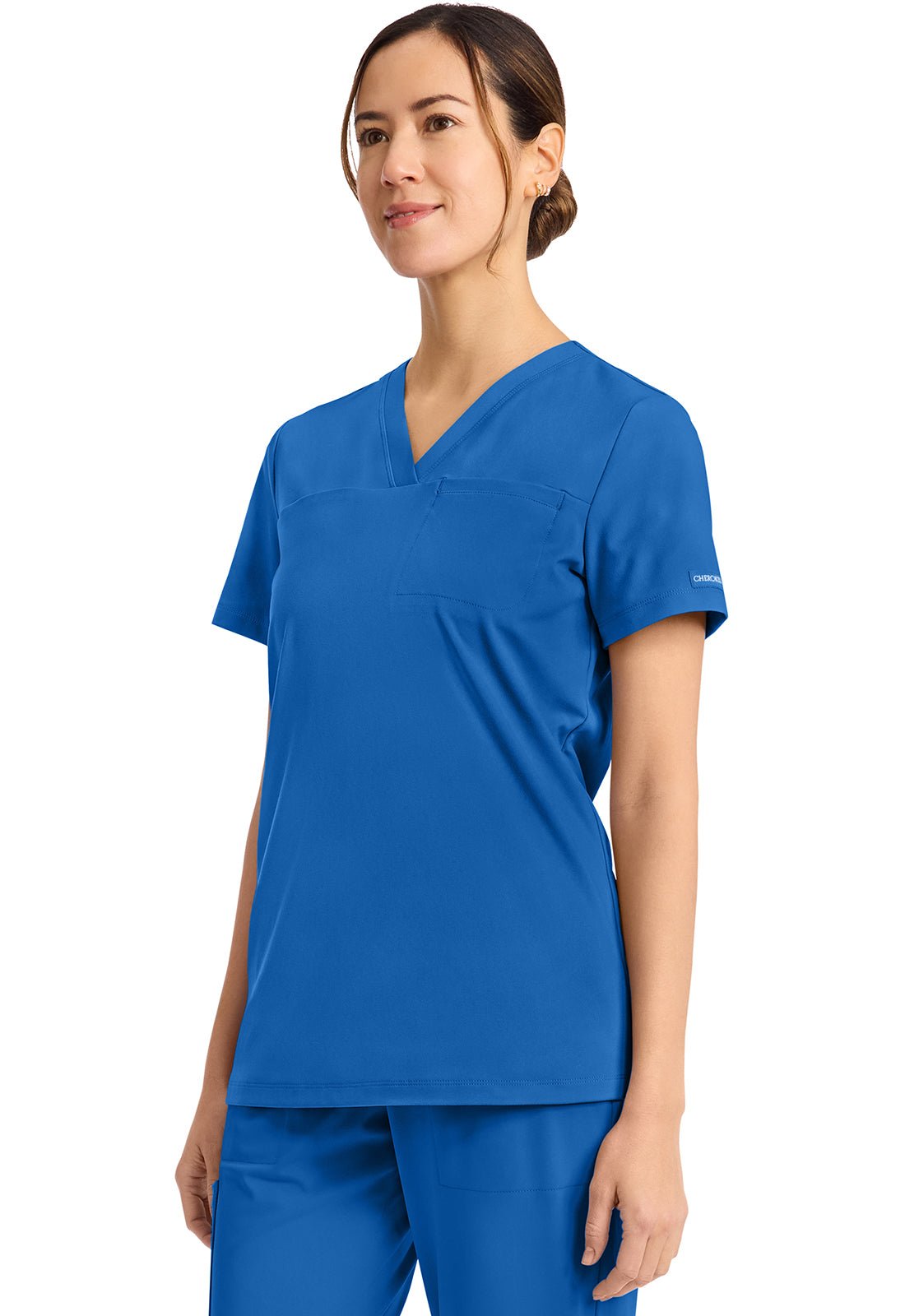Cherokee Achieve Scrubs Tuck In V Neck Top CK963 - Scrubs Select