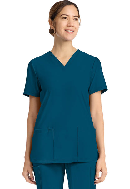 Cherokee Achieve Scrubs V Neck Top CK832 - Scrubs Select
