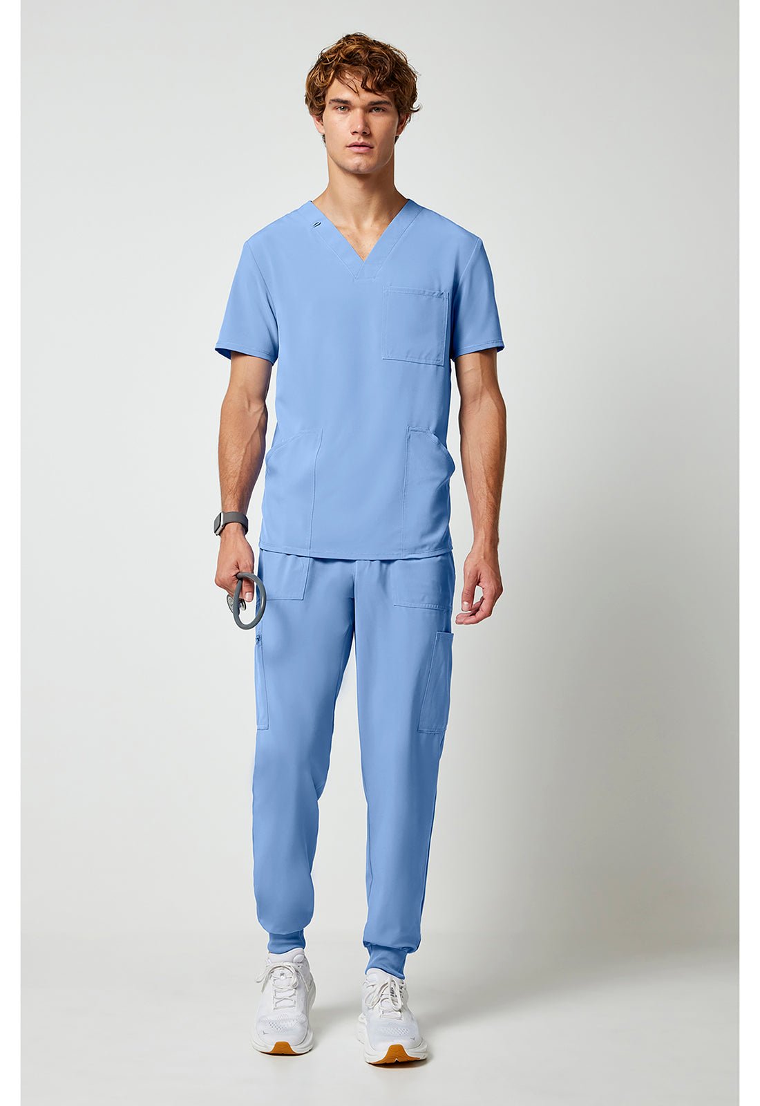 Cherokee Allura Scrubs Men's V Neck Scrub Top CKA686 - Scrubs Select