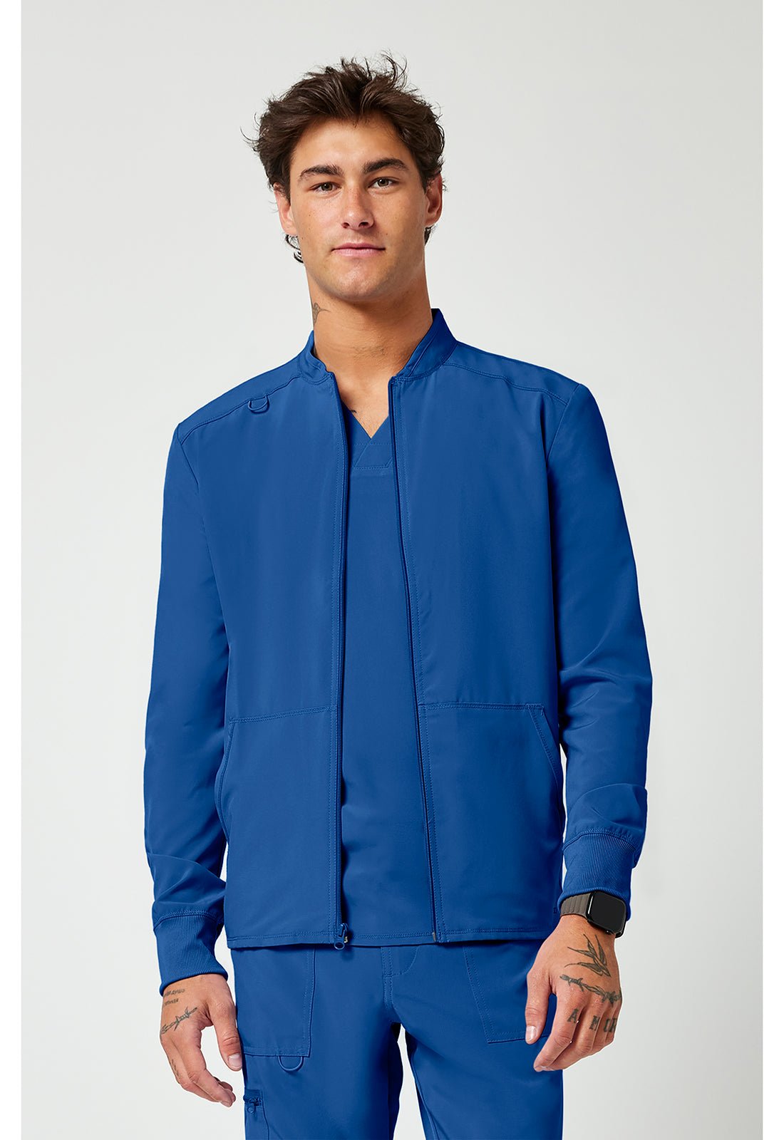 Cherokee Allura Scrubs Men's Zip Front Jacket CKA387 - Scrubs Select