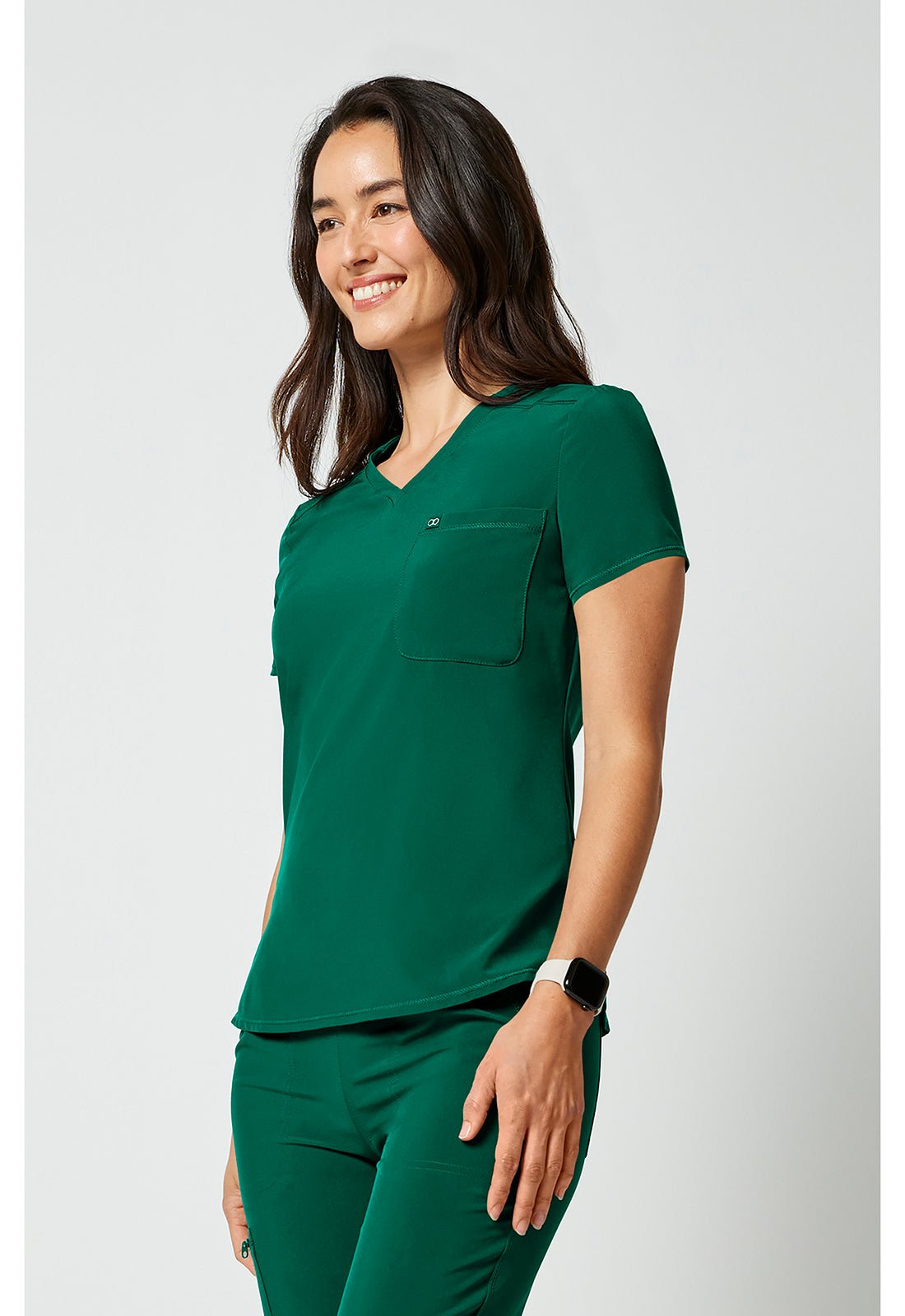 Cherokee Allura Scrubs Women's Tuckable V Neck Top CKA690 - Scrubs Select