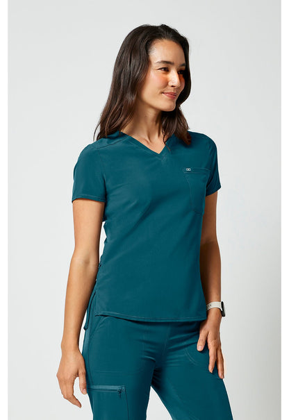 Cherokee Allura Scrubs Women's Tuckable V Neck Top CKA690 - Scrubs Select