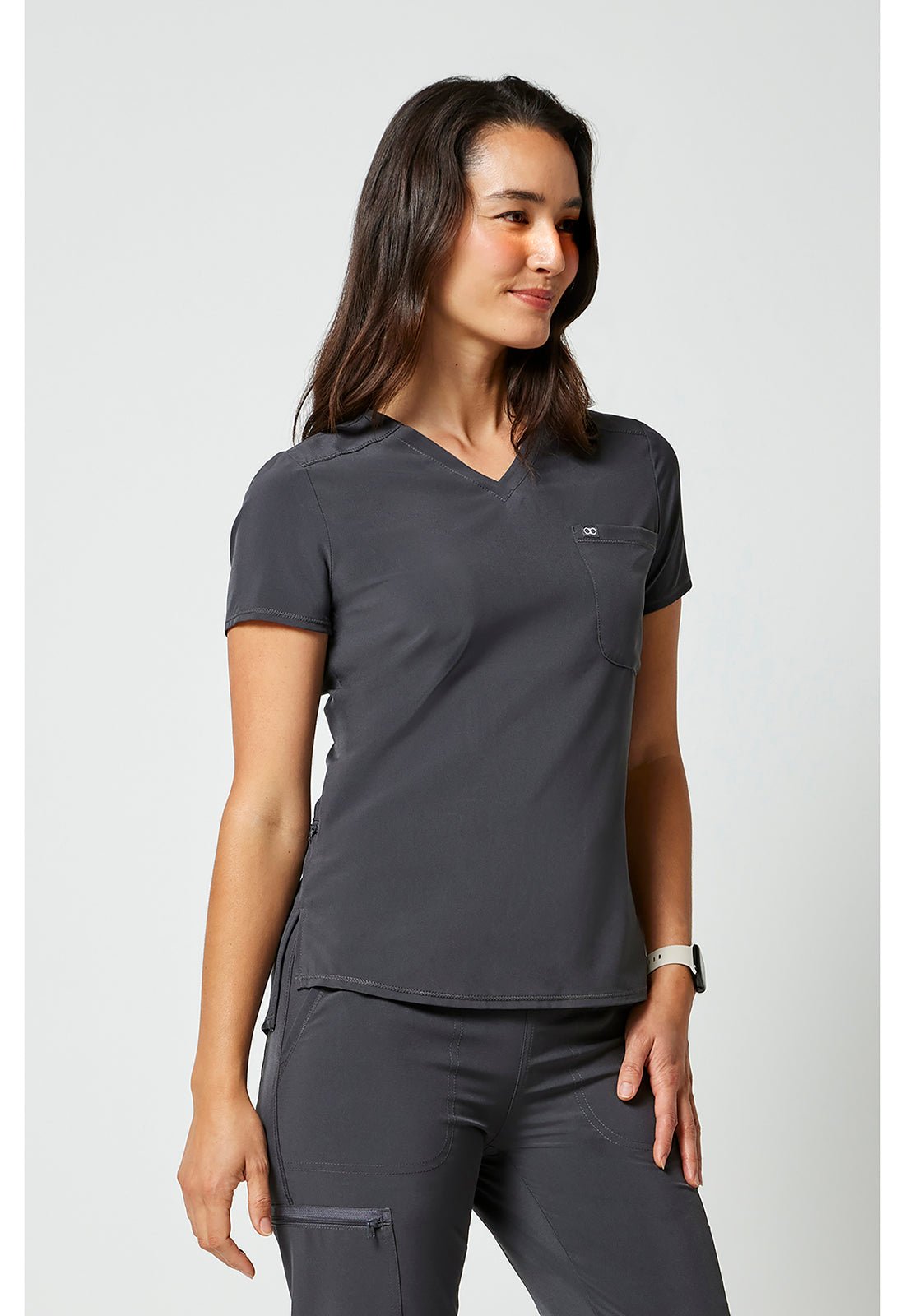 Cherokee Allura Scrubs Women's Tuckable V Neck Top CKA690 - Scrubs Select