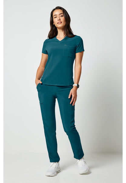 Cherokee Allura Scrubs Women's Tuckable V Neck Top CKA690 - Scrubs Select