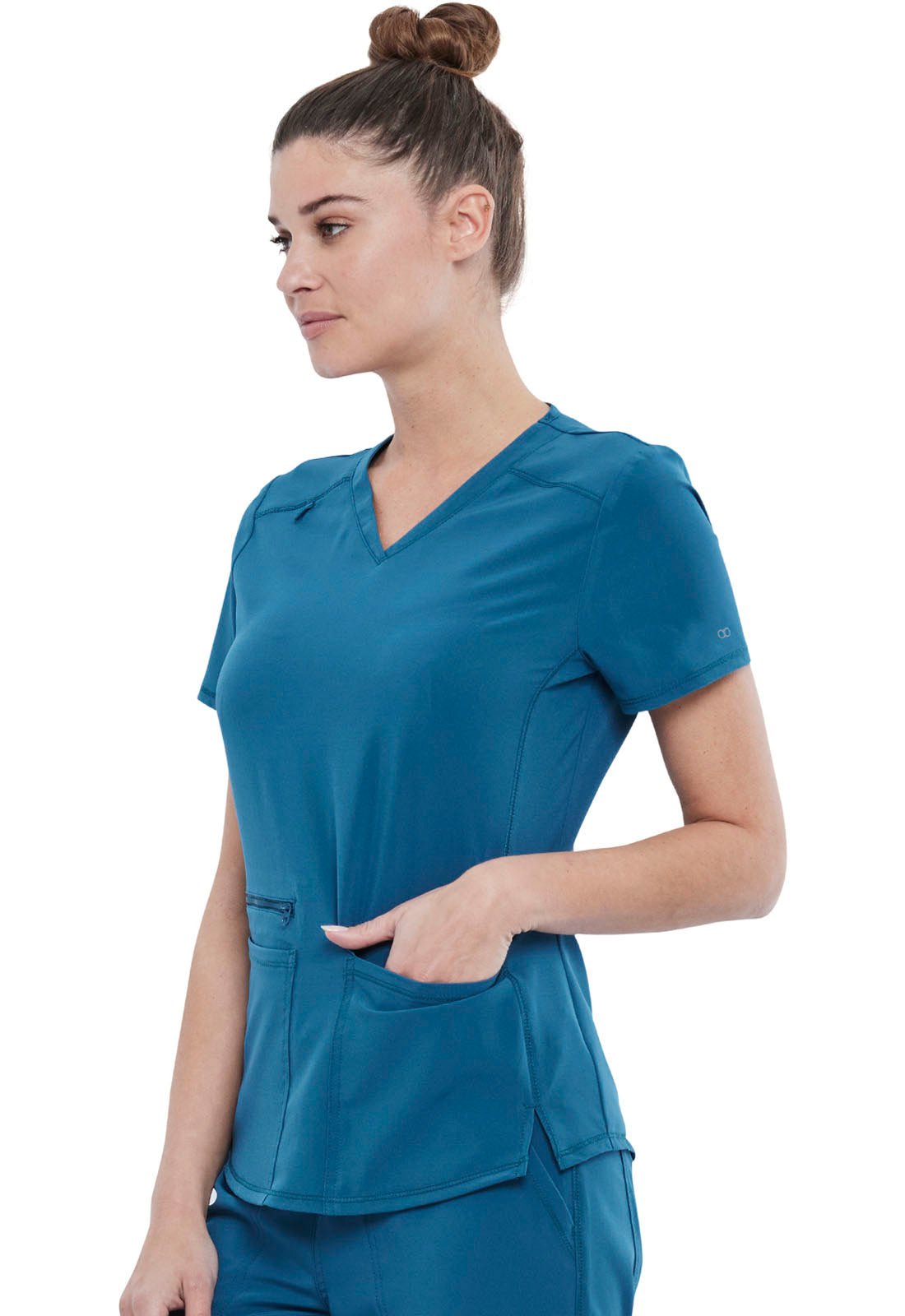 Cherokee Allura Scrubs Women's V Neck Top CKA685 - Scrubs Select