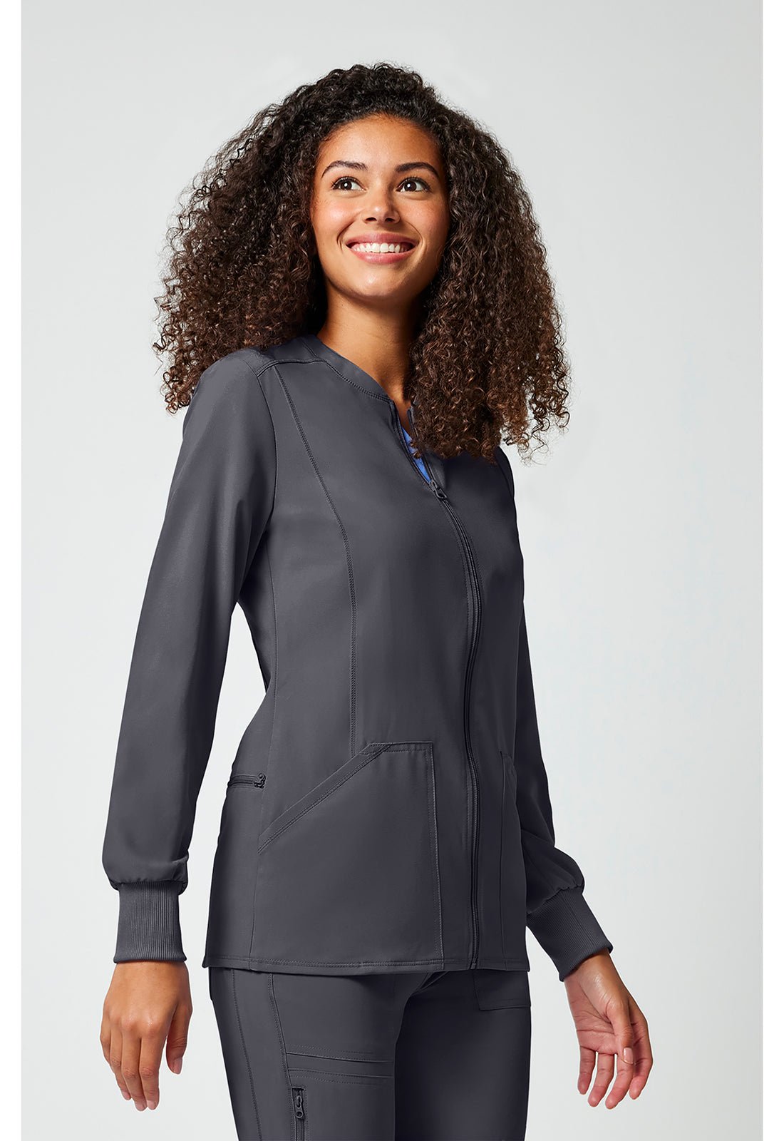 Cherokee Allura Scrubs Women's Zip Front Jacket CKA384 - Scrubs Select