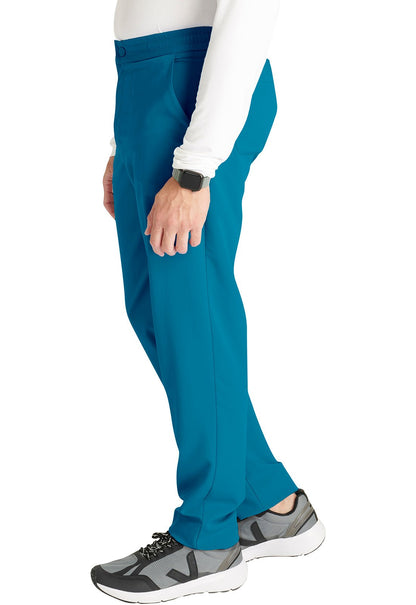 Cherokee Atmos Men's Button Front Scrub Pant CK131A in Caribbean, Ciel, Teal, Wine - Scrubs Select