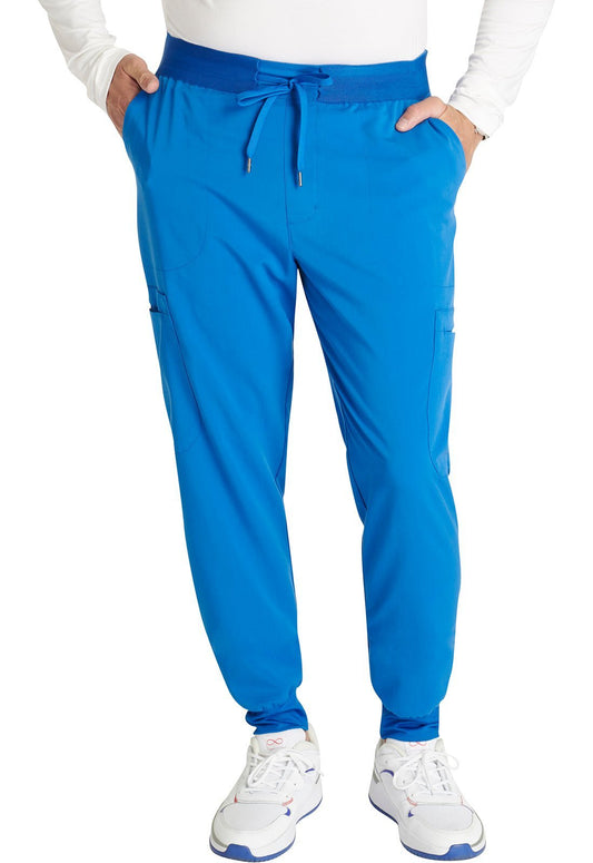 Cherokee Atmos Men's Jogger Scrub Pant CK132A in Black, Navy, Pewter, Royal - Scrubs Select