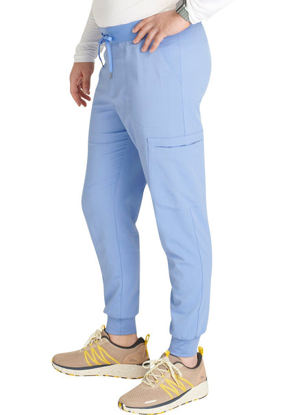 Cherokee Atmos Men's Jogger Scrub Pant CK132A in Caribbean, Ciel, Teal, Wine - Scrubs Select
