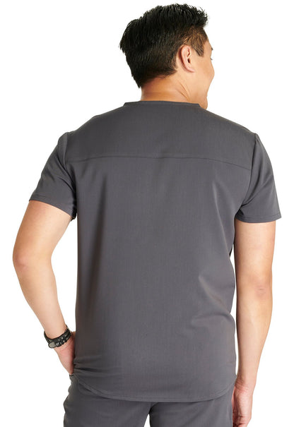 Cherokee Atmos Men's V Neck CK719A in Black, Navy, Pewter, Royal - Scrubs Select