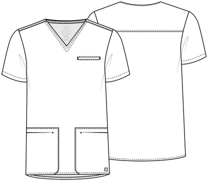 Cherokee Atmos Men's V Neck CK719A in Black, Navy, Pewter, Royal - Scrubs Select