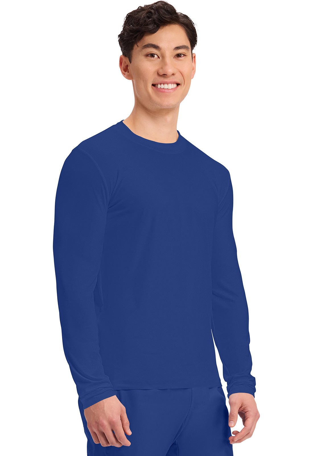Cherokee Basics Scrubs Men's Long Sleeve Underscrub Knit Tee CK807 - Scrubs Select