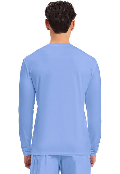 Cherokee Basics Scrubs Men's Long Sleeve Underscrub Knit Tee CK807 - Scrubs Select