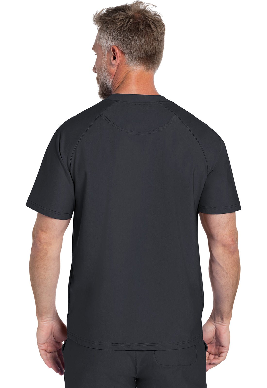 Cherokee Form Scrubs Men's Quarter Zip Henley Top CK812 - Scrubs Select