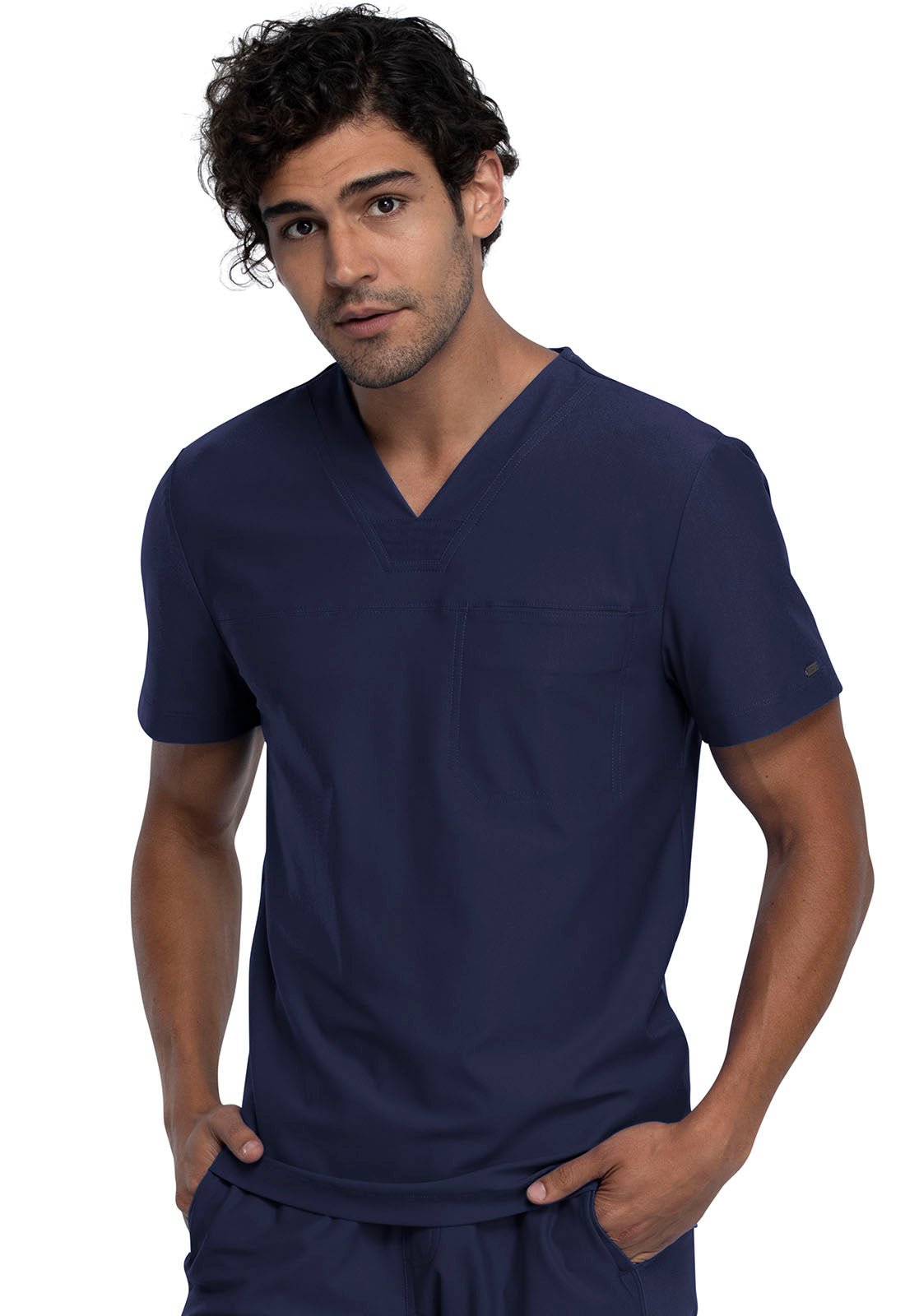 Cherokee Form Scrubs Men's Tuckable V Neck Top CK885 - Scrubs Select