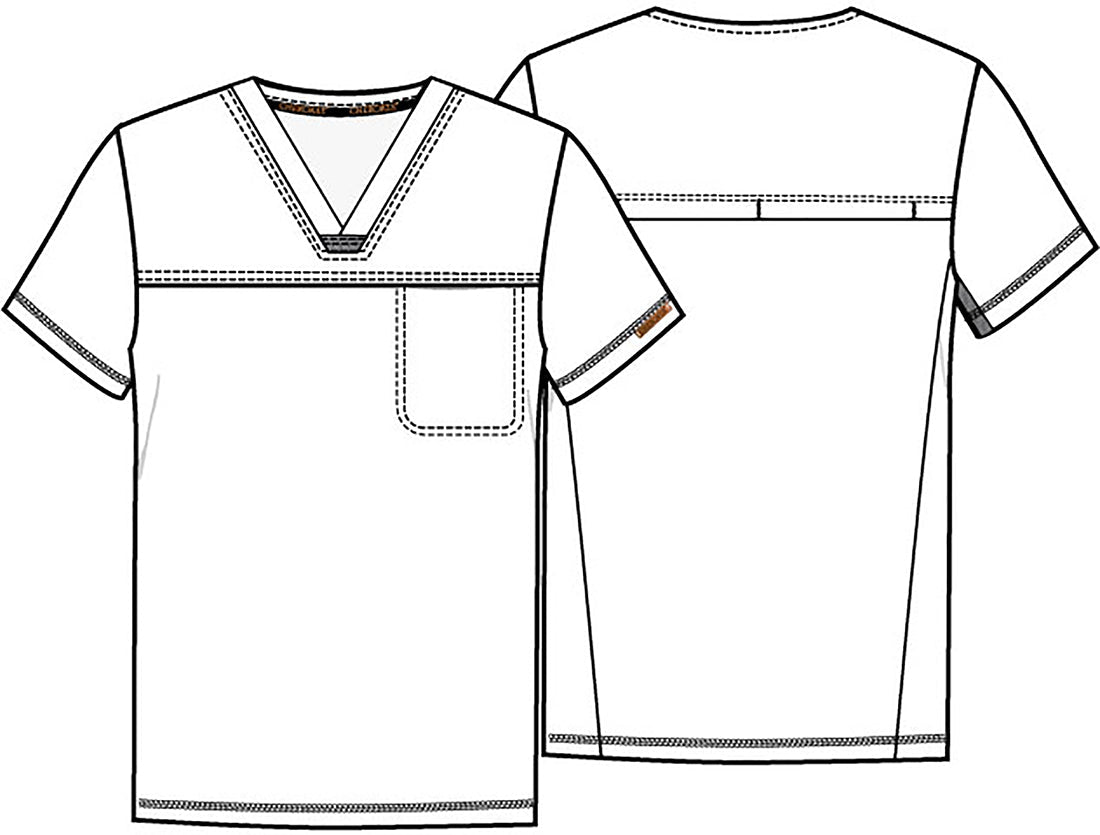 Cherokee Form Scrubs Men's Tuckable V Neck Top CK885 - Scrubs Select