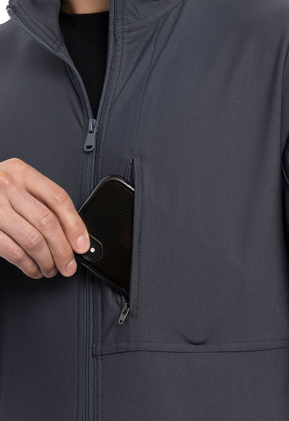 Cherokee Form Scrubs Men's Zip Front Jacket CK399 - Scrubs Select