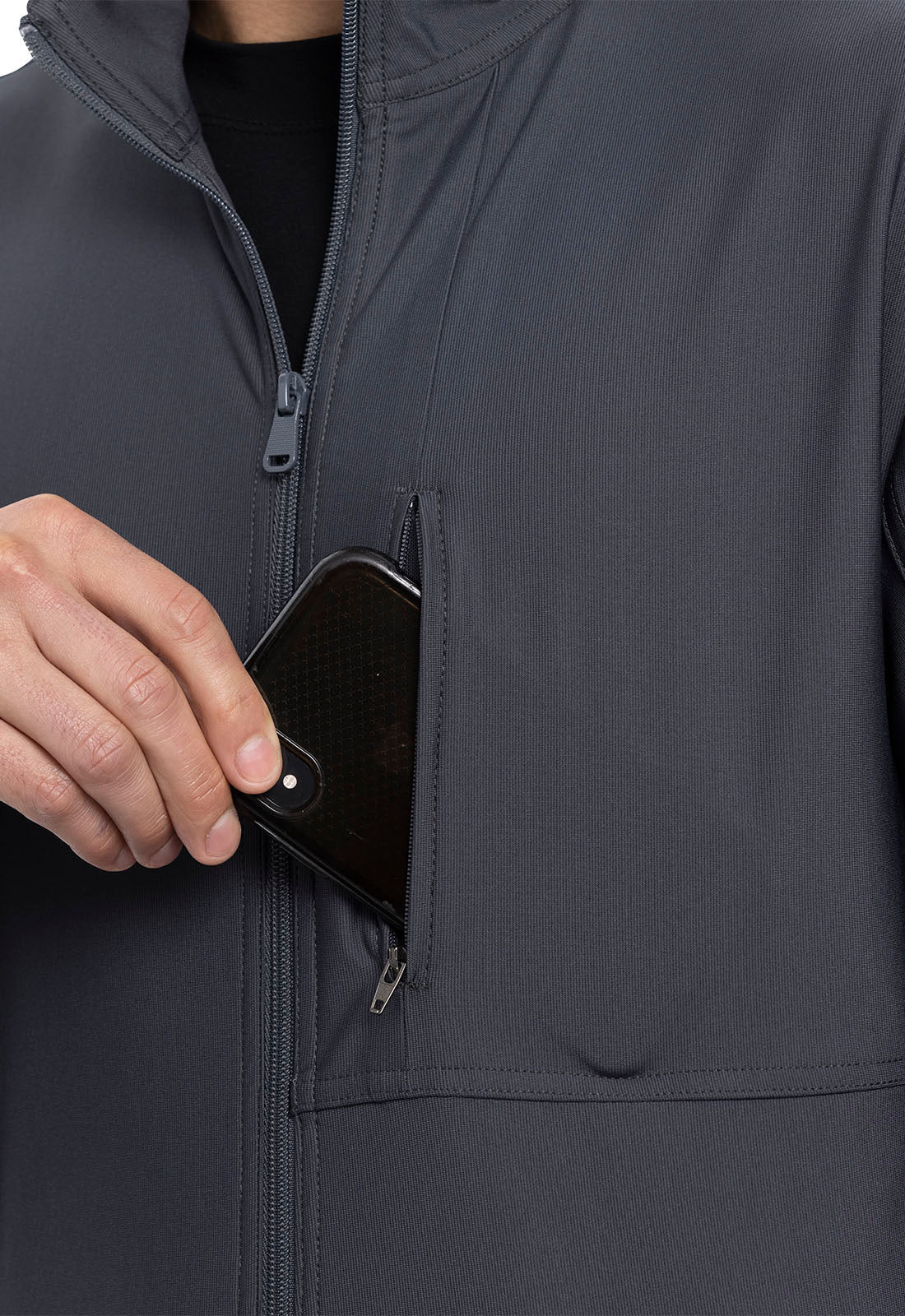 Cherokee Form Scrubs Men's Zip Front Jacket CK399 - Scrubs Select