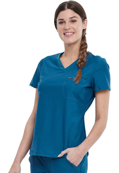 Cherokee Form Scrubs Tuckable V Neck Top CK819 - Scrubs Select