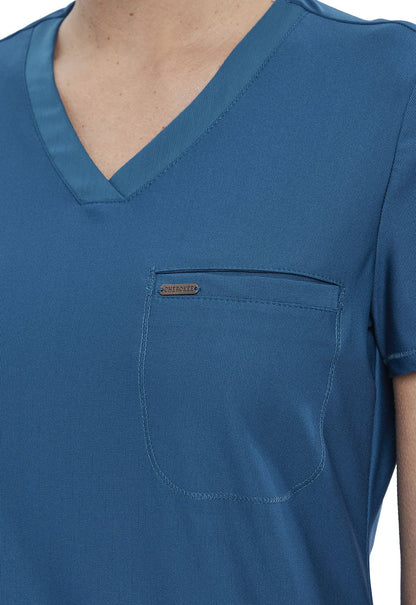 Cherokee Form Scrubs Tuckable V Neck Top CK819 - Scrubs Select