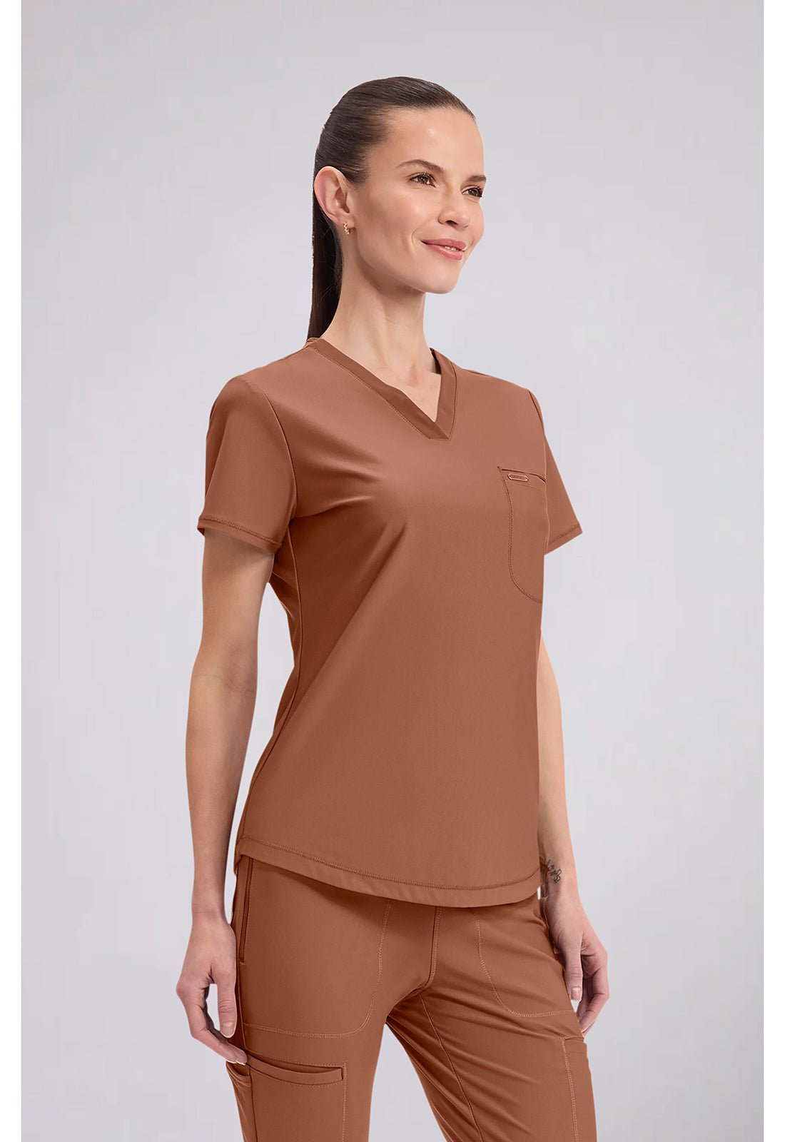 Cherokee Form Scrubs Women's Tuckable V Neck Top CK819 - Scrubs Select