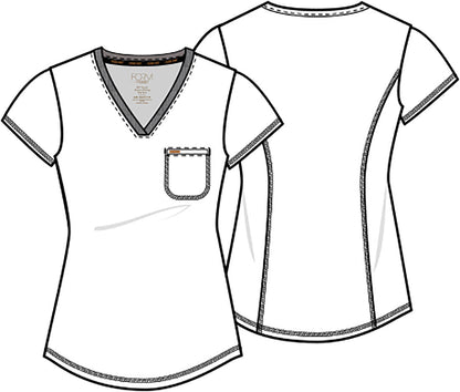 Cherokee Form Scrubs Women's Tuckable V Neck Top CK819 - Scrubs Select