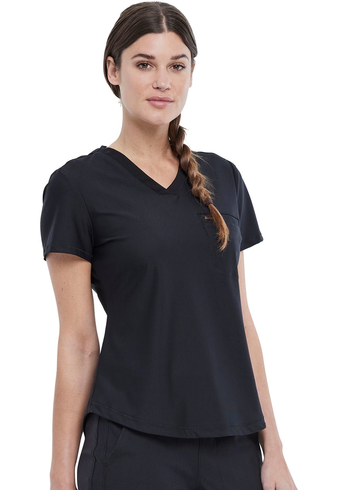 Cherokee Form Scrubs Women's Tuckable V Neck Top CK819 - Scrubs Select