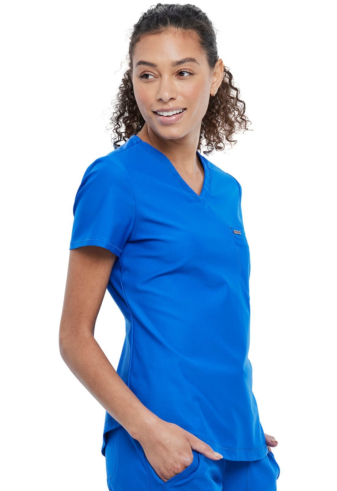Cherokee Form Scrubs Women's Tuckable V Neck Top CK819 - Scrubs Select