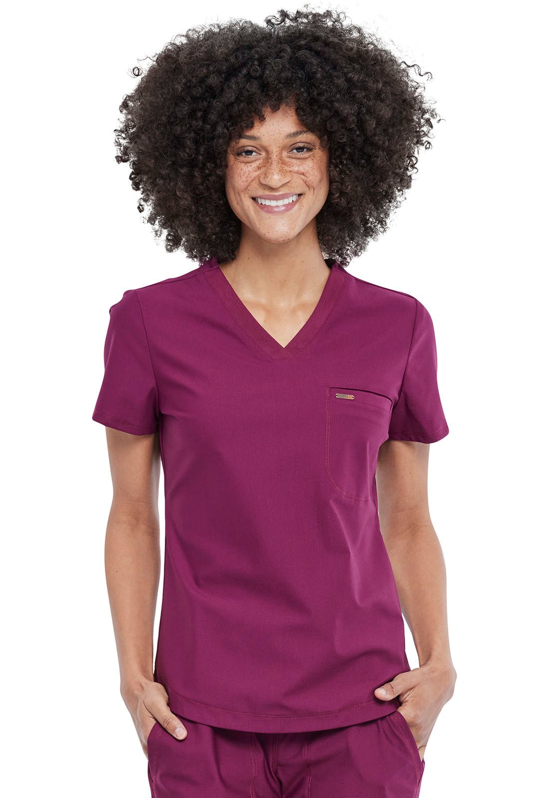 Cherokee Form Scrubs Women's Tuckable V Neck Top CK819 - Scrubs Select