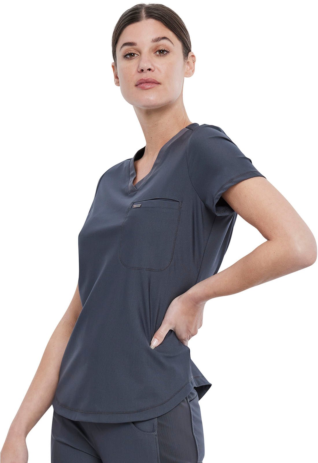 Cherokee Form Scrubs Women's Tuckable V Neck Top CK819 - Scrubs Select