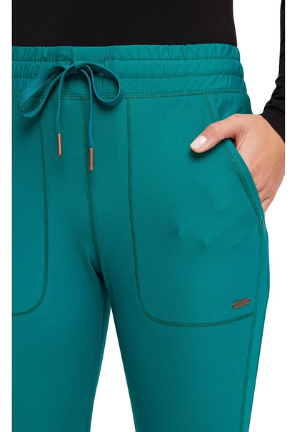 Cherokee Form Tapered Leg Pant CK095 in Caribbean, Ciel, Hunter, Teal - Scrubs Select