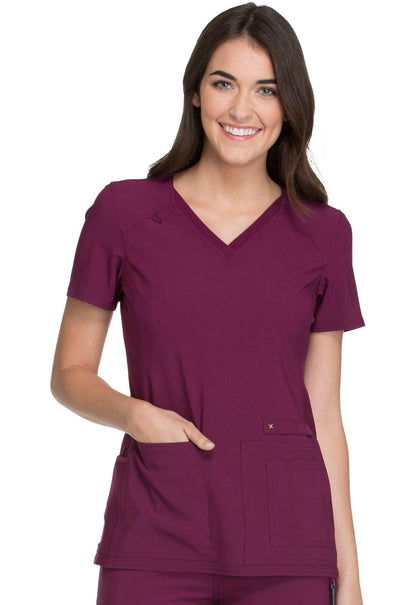 Cherokee iflex Scrubs Women's V Neck Top CK605 - Scrubs Select