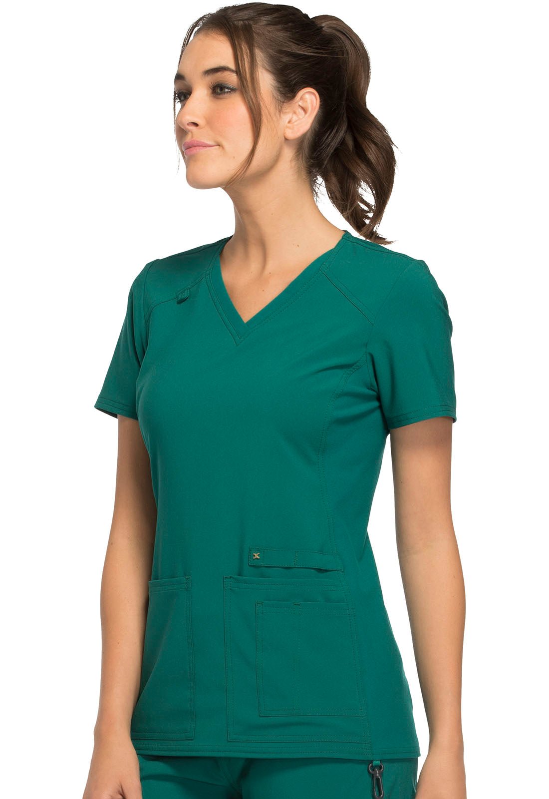 Cherokee iflex Scrubs Women's V Neck Top CK605 - Scrubs Select