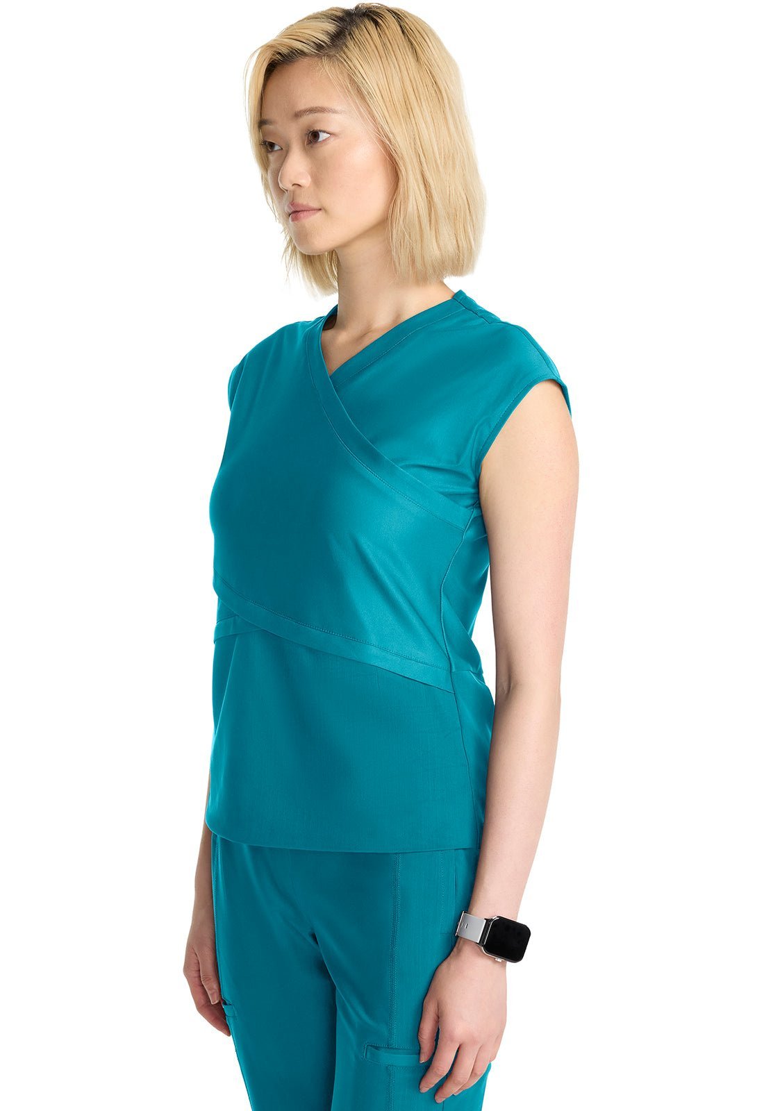 Cherokee Infinity GNR8 Infinity Scrubs Wrap V Neck Top IN645A - Scrubs Select