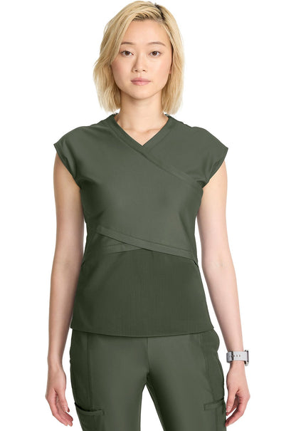 Cherokee Infinity GNR8 Infinity Scrubs Wrap V Neck Top IN645A - Scrubs Select