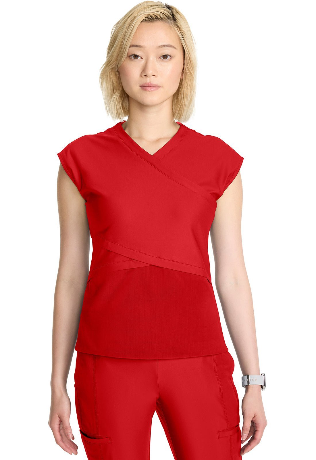 Cherokee Infinity GNR8 Infinity Scrubs Wrap V Neck Top IN645A - Scrubs Select