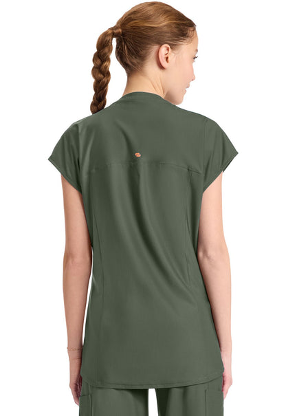 Cherokee Infinity GNR8 Kinetic Scrubs Henley V Neck Top IN811A - Scrubs Select