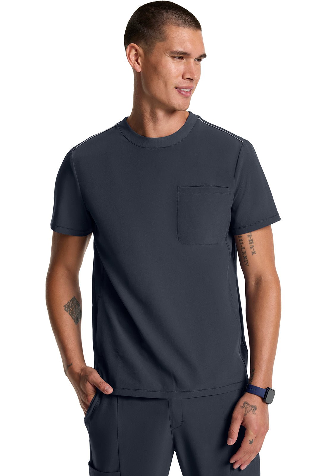 Cherokee Infinity GNR8 Scrubs Men's Crew Neck Top IN646A - Scrubs Select