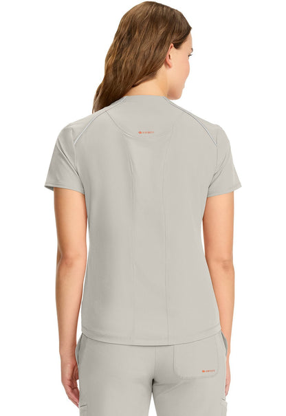 Cherokee Infinity GNR8 Scrubs Mock Neck Henley Top IN644A - Scrubs Select