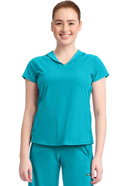Cherokee Infinity GNR8 Scrubs Mock Wrap Collar V Neck Top IN635A - Scrubs Select