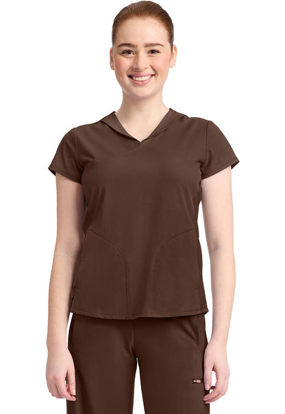 Cherokee Infinity GNR8 Scrubs Mock Wrap Collar V Neck Top IN635A - Scrubs Select