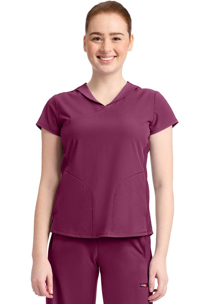 Cherokee Infinity GNR8 Scrubs Mock Wrap Collar V Neck Top IN635A - Scrubs Select