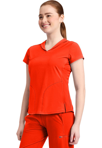 Cherokee Infinity GNR8 Scrubs Mock Wrap Collar V Neck Top IN635A - Scrubs Select